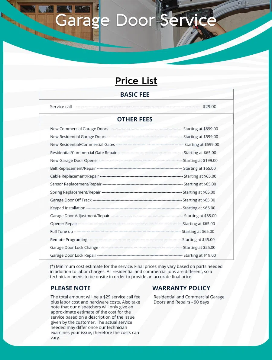 Garage Door Mobile Service Repair Severna Park, MD 410-874-9008